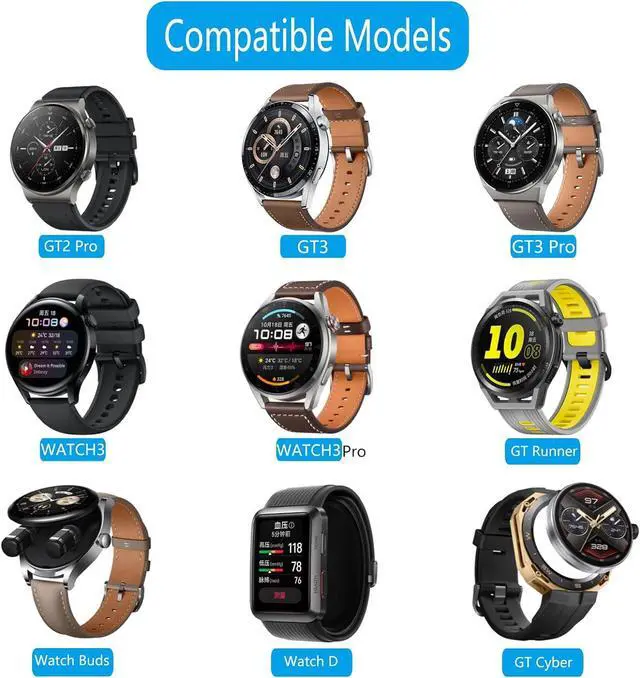 Alt view image 2 of 7 - Charger Compatible with Huawei Watch Ultimate/GT 4/4 Pro/3/3 Pro/GT3/GT3 Pro/GT2 Pro/GT2 ECG/GT Cyber/Buds/GT Runner/D, Replacement Watch Charger Dock Charging Cable 3.3ft