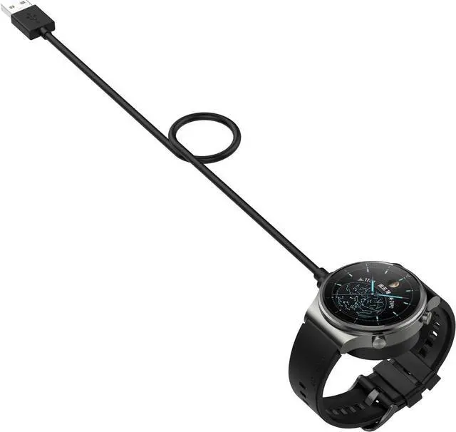 Alt view image 5 of 7 - Charger Compatible with Huawei Watch Ultimate/GT 4/4 Pro/3/3 Pro/GT3/GT3 Pro/GT2 Pro/GT2 ECG/GT Cyber/Buds/GT Runner/D, Replacement Watch Charger Dock Charging Cable 3.3ft