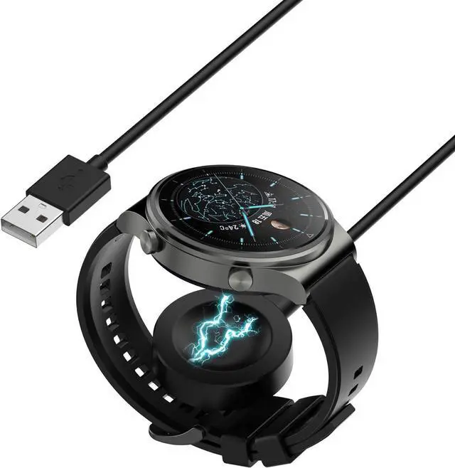 Alt view image 4 of 7 - Charger Compatible with Huawei Watch Ultimate/GT 4/4 Pro/3/3 Pro/GT3/GT3 Pro/GT2 Pro/GT2 ECG/GT Cyber/Buds/GT Runner/D, Replacement Watch Charger Dock Charging Cable 3.3ft