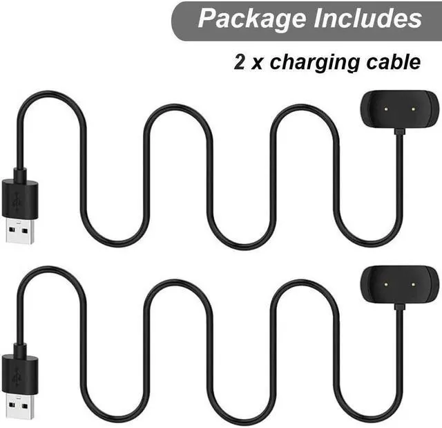 Alt view image 5 of 6 - Charger for Amazfit BIP U Pro, Bip 3 Pro, T-Rex Pro, GTS 4 Mini, GTS 2 Mini, GTS 2e, GTS 2, GTR 2e, GTR 2 Smart Watch - Replacement Magnetic Charging Cable USB Cord [2-Pack, 1m/3.3ft]
