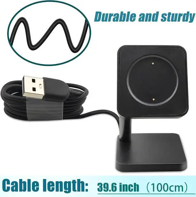 Alt view image 3 of 7 - Replacement Charger Stand Compatible with Amazfit GTR 4, GTR 3, GTR 3 Pro, GTS 3 Smart Watch,Charging Dock with USB Charger Cable Fit for Amazfit GTR 3 Watch