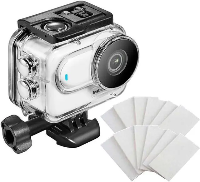 Main image of Dive Housing Case for Insta360 GO 3,Protective Waterproof Shell 60M/197FT Water Resistant with Anti Fog Inserts for Insta360 GO 3