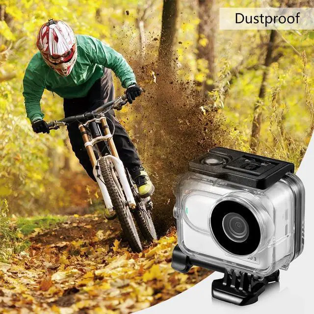 Alt view image 5 of 6 - Dive Housing Case for Insta360 GO 3,Protective Waterproof Shell 60M/197FT Water Resistant with Anti Fog Inserts for Insta360 GO 3