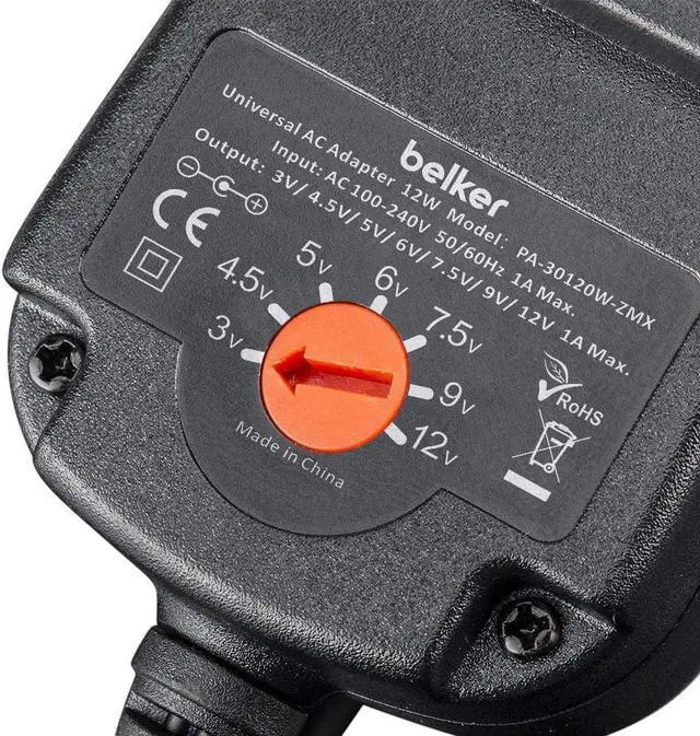 Alt view image 3 of 7 - Universal AC/DC Adapter 30W Switching Power Supply 3V to 12V W/USB Port & 8 Selectable 8 Adapter Plugs for Household Electronics LED Strips Tablets Webcams Speakers USB Hubs and More