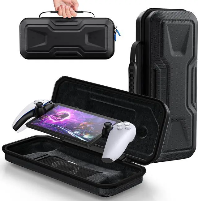 Main image of Carrying Case for PlayStation Portal, Protective Hard Shell Portable Travel Carry Handbag Full Protective Case Accessories for PlayStation Portal Remote Player