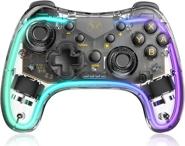 Main image of bonaever Switch Controller,Wireless Switch Pro Controller Compatible with Switch/Switch lite/Switch OLED,Pro Controller Switch Support Turbo,Wake-up Function and Adjustable LED