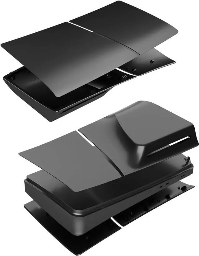 Alt view image 3 of 7 - BONAEVER [Faceplate for PS5 Slim Disc Edition] - Plates for PS5 Console Cover Plates, Premium ABS Faceplate Shell Covers for Playstation 5 Slim Disc Edition