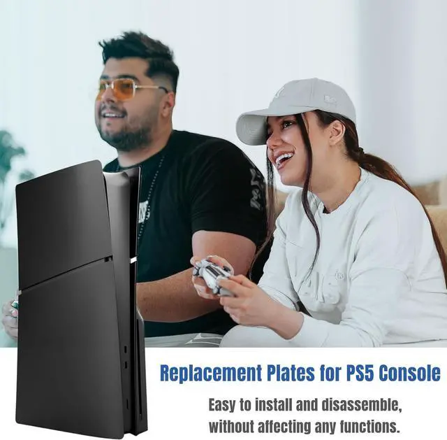 Alt view image 7 of 7 - BONAEVER [Faceplate for PS5 Slim Disc Edition] - Plates for PS5 Console Cover Plates, Premium ABS Faceplate Shell Covers for Playstation 5 Slim Disc Edition
