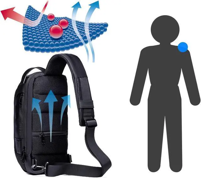 Alt view image 6 of 7 - BONAEVER Carrying Case for Switch/Steam Deck/Steam Deck OLED/Legion Go/ROG Ally Gaming Handheld and Accessories Chest Bag, Protective Hard Shell Travel Bag with Anti-theft Lock & USB Charging Port