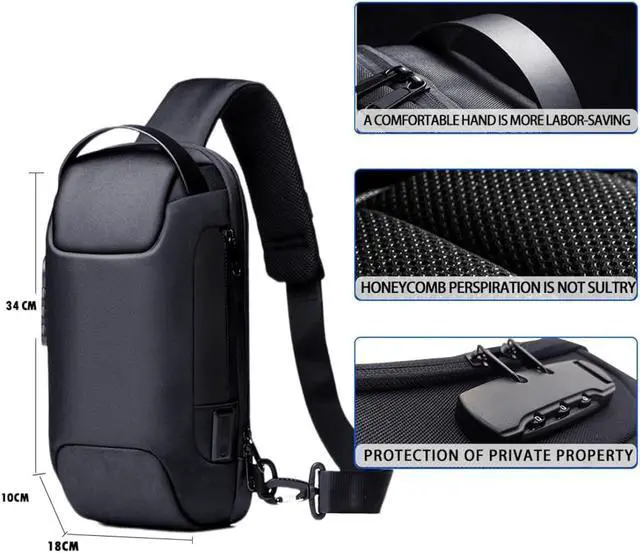 Alt view image 3 of 7 - BONAEVER Carrying Bag Compatible with Playstation Portal Remote Player, Shoulder Crossbody Bag for PS Portal Game Console & Accessories, USB External Port for Charging Scratch-Proof Dustproof