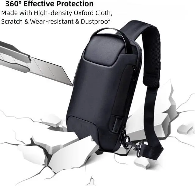 Alt view image 4 of 7 - BONAEVER Carrying Bag Compatible with Playstation Portal Remote Player, Shoulder Crossbody Bag for PS Portal Game Console & Accessories, USB External Port for Charging Scratch-Proof Dustproof