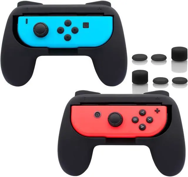 Main image of BONAEVER Grips for Nintendo Switch Joy-Con, Wear-resistant Handle Kit for Switch Joy Cons Controller, 2 Pack