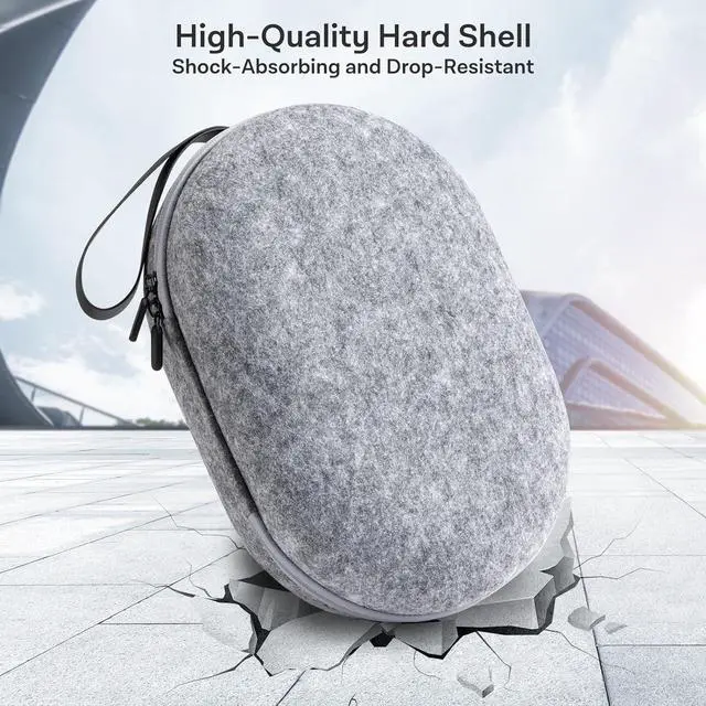 Alt view image 4 of 7 - BONAEVER Hard Carrying Case Compatible with Meta Oculus Quest 2/Quest 3/Vision Pro Original/Elite Version VR Gaming Headset and Touch Controllers Accessories, Suitable for Travel and Home Storage