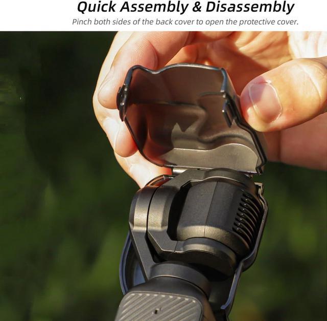Alt view image 6 of 7 - BONAEVER Pocket 3 Protective Case Cover for DJI Osmo Pocket 3, Gimbal Protector Lens Screen Protective Cover for DJI Osmo Pocket 3 Accessories