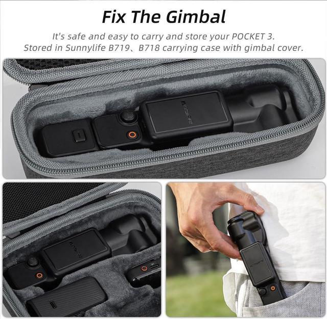 Alt view image 2 of 7 - BONAEVER Pocket 3 Protective Case Cover for DJI Osmo Pocket 3, Gimbal Protector Lens Screen Protective Cover for DJI Osmo Pocket 3 Accessories