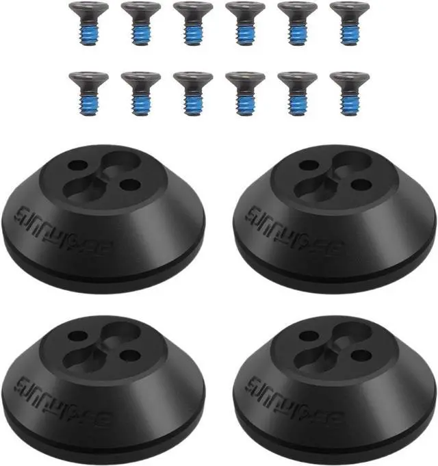 Alt view image 6 of 7 - BONAEVER 4 Pieces Motor Protection Cover Anti Collision Dustproof Waterproof Motor Cover Caps Metal Upgrade, for Drone Accessory, Black