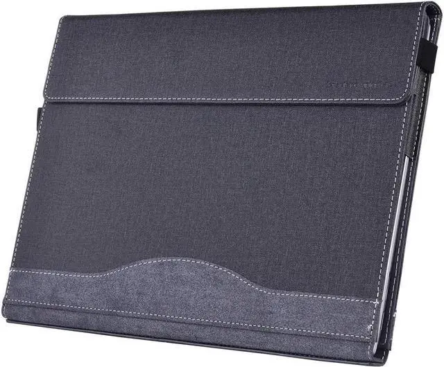 Alt view image 6 of 7 - BONAEVER Laptop Case for 13.5 inch Microsoft Surface Laptop 6 / Laptop 5 / Laptop 4 / Laptop 3 / Laptop 2 / Laptop 1 PU Leather Protective Cover with Pencil Holder