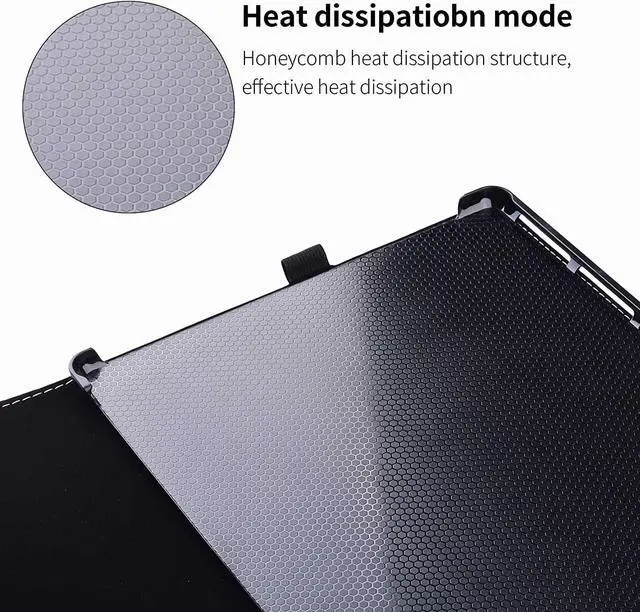 Alt view image 4 of 7 - BONAEVER Case for 13 Inch Microsoft Surface Pro 10 2024, Surface Pro 9 2022, Surface Pro 8 2021 Multiple Angle Viewing Portfolio Business Cover with Stylus Holder, Compatible with Type Cover Keyboard