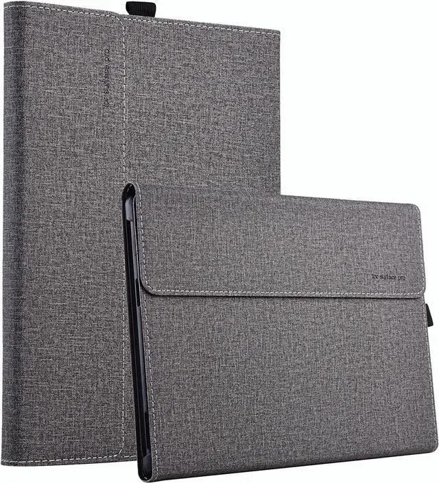 Main image of BONAEVER Case for 13 Inch Microsoft Surface Pro 10 2024, Surface Pro 9 2022, Surface Pro 8 2021 Multiple Angle Viewing Portfolio Business Cover with Stylus Holder, Compatible with Type Cover Keyboard