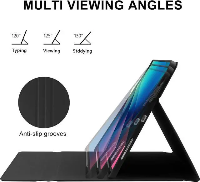 Alt view image 2 of 7 - BONAEVER iPad Air 13 inch M3 2025 M2 2024 Case with Keyboard, Detachable Wireless Keyboard Case for iPad Pro 12.9 inch 6th 5th 4th 3rd Generation 2022 2021 2020 2018 with Pen holder