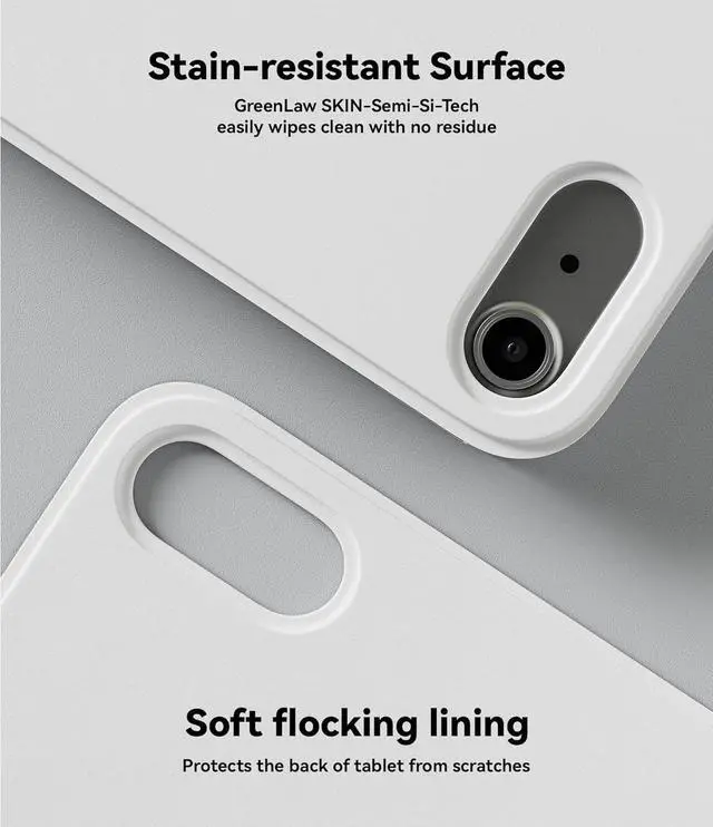 Alt view image 6 of 7 - BONAEVER Floating Case for iPad (A16) 11th Generation 11 Inch 2025, iPad 10th Generation 10.9 inch 202 with Keyboard, Magnetic Stand, 7 Color Backlit, Smart Touchpad Keyboard Case White