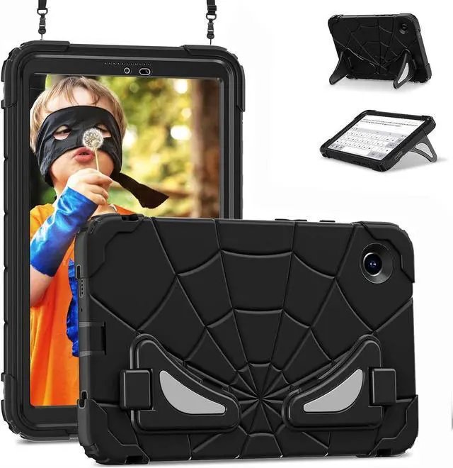 Main image of BONAEVER Case for Samsung Galaxy Tab A9 8.7 Inch 2023 Model SM-X110/X115/X117, Rugged Shockproof Cover with Stand, Shoulder Strap