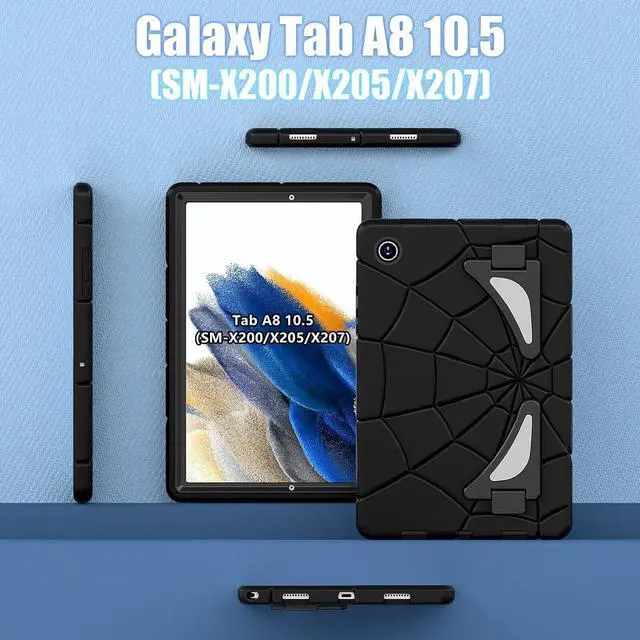 Alt view image 6 of 7 - BONAEVER Case For Samsung Galaxy Tab A8 10.5 inch 2022 SM-X200/X205/X207 Tablet Cases With Stand, Shoulder Strap, Thickned Cornor Impact Protection Cover for Kids Boys Children