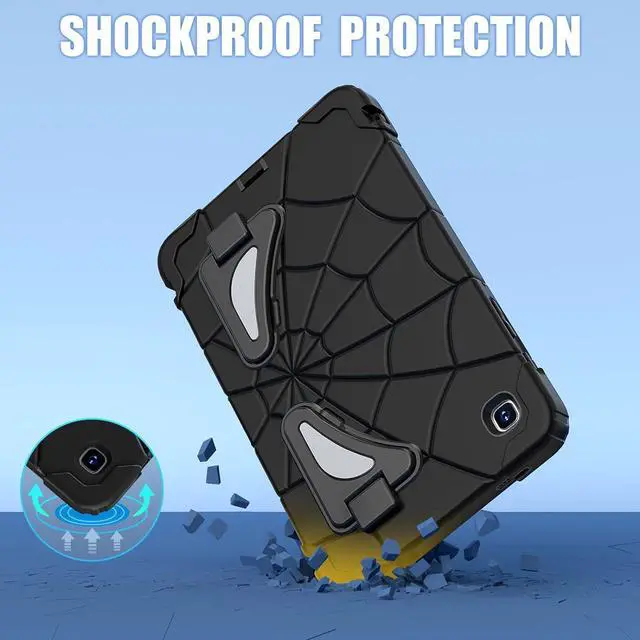 Alt view image 2 of 7 - BONAEVER Tablet Case For Samsung Galaxy Tab A7 Lite 8.7 inch 2021 SM-T220/T225/T227 With Stand, Shoulder Strap, Thickned Cornor Impact Protection Cover for Kids Boys Children