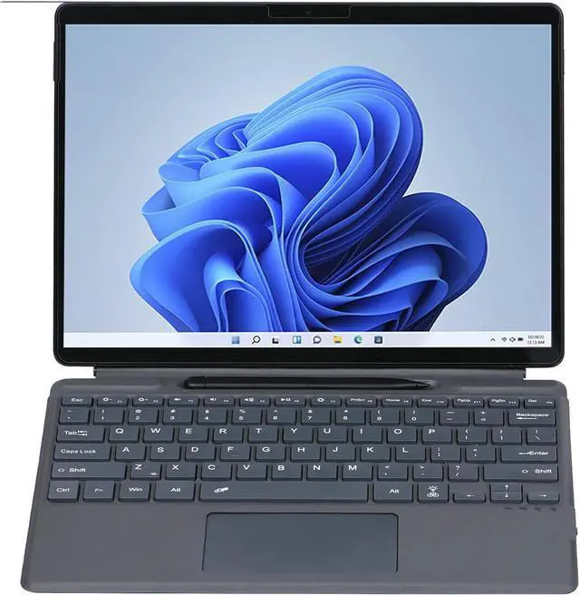 Alt view image 5 of 7 - BONAEVER Type Cover for 13 inch Microsoft Surface Pro 10 / Pro 9 / Pro 8 / Pro X Portable Bluetooth Wireless Keyboard with Touchpad / Pencil Holder