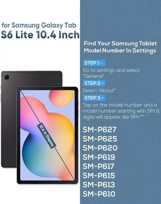 Alt view image 2 of 7 - BONAEVER Samsung Galaxy Tab S6 Lite Case 10.4 inch 2024/2022/2020 with Screen Protector, Pen Holder,Heavy Duty Case for S6 Lite Tablet SM-P620/P625/P610/P613/P619 with Stand Hand Shoulder Strap