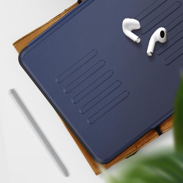 Alt view image 7 of 7 - BONAEVER Case For iPad Air 7th 6th Generation 11 inch M3 M2 2025 2024, Smart Magnetic Auto Sleep Shockproof Cover with Multi-Angles Stand, Pen Holder, Card Slot Blue
