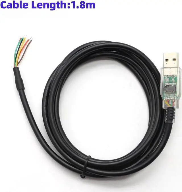 Alt view image 4 of 6 - BONAEVER USB-RS485-WE-1800-BT Serial Cable, USB to RS485 WE UART Serial Adapter Converter Cable, USB-RS485-WE Cable, Built-in FT232RL Chip,6 Way Wire End,6 Feet