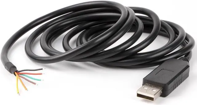 Alt view image 6 of 6 - BONAEVER FT232RL Chip USB to 5v TTL UART Serial Cable, wire end, 6ft, TTL-232R-5V-WE compatible