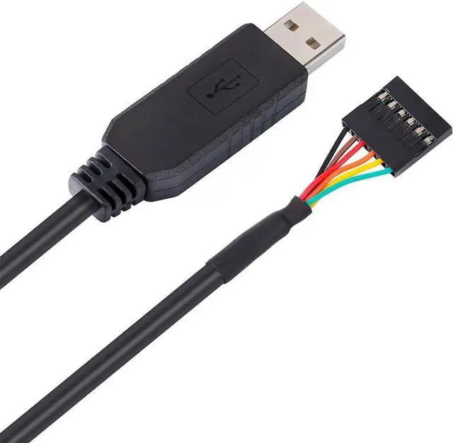 Alt view image 5 of 7 - BONAEVER USB to TTL Serial 5V Adapter Cable with FTDI FT232RL Chip 6 Pin 0.1 inch Pitch Female Socket Header UART IC Windows 11 10 8 7 Linux MAC OS (6ft, Black)