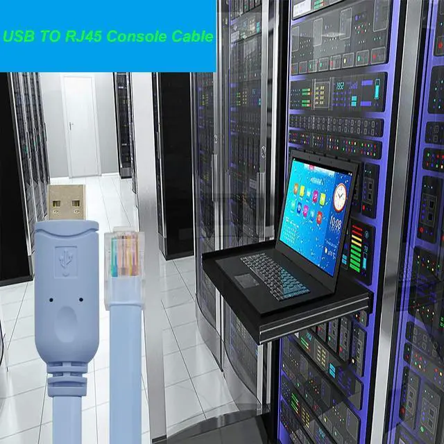 Alt view image 6 of 7 - BONAEVER USB Console Cable,USB to RJ45 for Cisco Switch Console with FTDI Chip Compatible Cisco, NETGEAR, Ubiquity, LINKSYS, TP-Link Routers/Switches/Server for Laptops in Windows, Mac Linux - 16 Feet