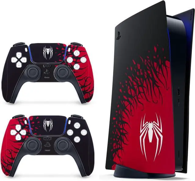 Main image of BONAEVER [for PS5 Digital Edition] - Superhero Skin for PlayStation 5, Premium 3M Vinyl Cover Skins Wraps for PS5 Digital Edition and Controller Stickers