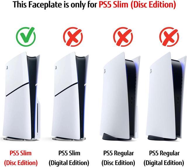 Alt view image 2 of 6 - [Faceplate for PS5 Plate Slim Disc Edition] - BONAEVER Superhero Spider - Man 2 Plates for PS5 Console Cover Plates, Premium Faceplate Shell Covers for PlayStation 5 Slim PS5 Cover Plate Disc Edition