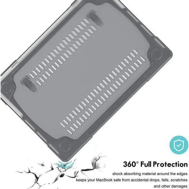 Alt view image 4 of 7 - BONAEVER For MacBook Pro 16 Inch Case M3 A2991 /M2 A2780 /M1 A2485 2023 2022 2021 with Pro/Max Chip Plastic Hard Shell Case with Fold Stand and & Keyboard Cover Skin
