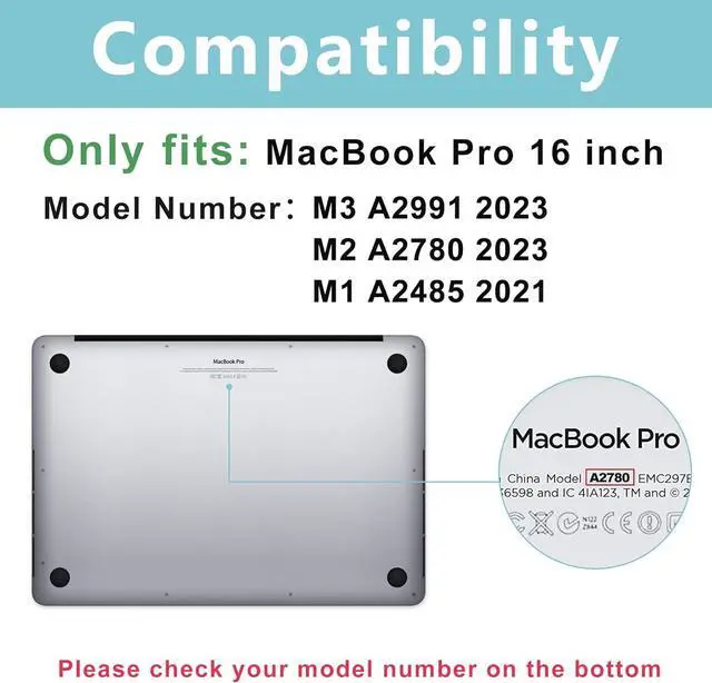 Alt view image 2 of 7 - BONAEVER For MacBook Pro 16 Inch Case M3 A2991 /M2 A2780 /M1 A2485 2023 2022 2021 with Pro/Max Chip Plastic Hard Shell Case with Fold Stand and & Keyboard Cover Skin Rose Red