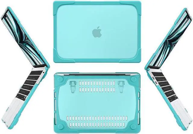 Alt view image 7 of 7 - BONAEVER For MacBook Pro 13 Case 2019 2018 2017 2016 Release A2159 A1989 A1706 A1708 Plastic Hard Shell Shockproof Cover with Fold Stand and & Keyboard Cover