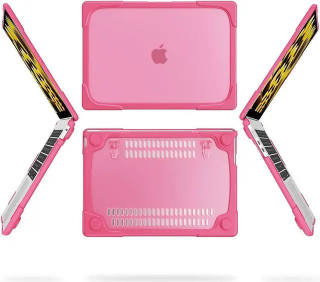 Alt view image 6 of 7 - BONAEVER for MacBook Air 13.6 inch Case 2025 2024 2022 Model M4 A3240 A2681 M2 A3113 M3, Heavy Duty Shockproof Protective Hard Shell with Fold Kickstand & Keyboard Cover Screen Protector