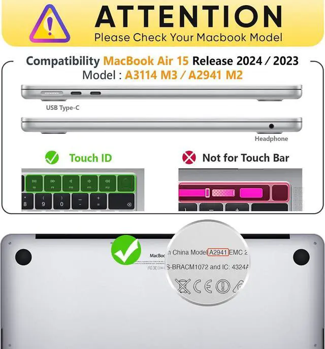 Alt view image 4 of 7 - BONAEVER Case for MacBook Pro 13 inch M2 2024 2023 2022-2016 A2338 M1 A2251 A2289 A2159 A1989 A1708 A1706, Laptop Hard Cover with Kickstand, Keyboard Skin, Screen Protector, Camera Cover USB C Adapter