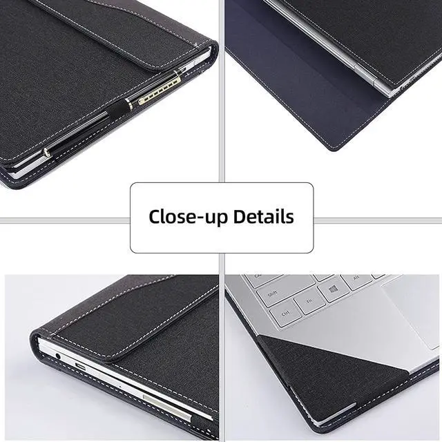 Alt view image 7 of 7 - BONAEVER Case for 15.6 inch Dell Inspiron 15 3000/3535/3530/3520/3510/3510/3515/3511 and Vostro 15 3530 3520 3510 3515 Laptop Cover Computer Drop Protection PU Leather Case Notebook Sleeve