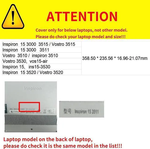 Alt view image 2 of 7 - BONAEVER Case for 15.6 inch Dell Inspiron 15 3000/3535/3530/3520/3510/3510/3515/3511 and Vostro 15 3530 3520 3510 3515 Laptop Cover Computer Drop Protection PU Leather Case Notebook Sleeve