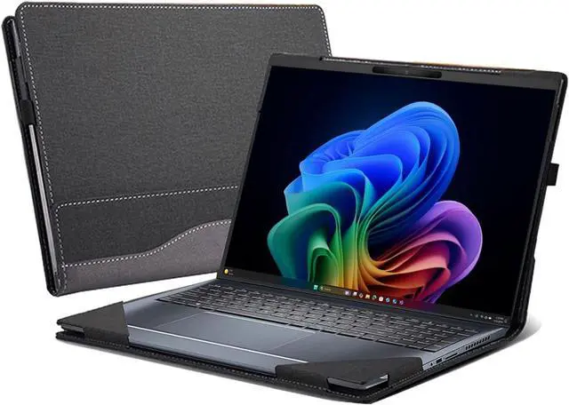 Main image of BONAEVER Case for 14 inch Dell Latitude 7455 7450 7440, Notebook Sleeve Cover Accessories PU Leather Shell Protective Laptop Cover