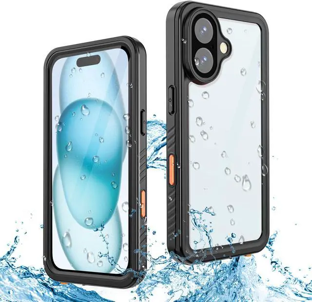 Main image of BONAEVER For iPhone 16 Plus Case Waterproof, [Military Grade Shockproof][Glass Camera Protector & Built-in Screen Protector][IP68 Underwater][Dustproof][Dropproof] Phone Cover