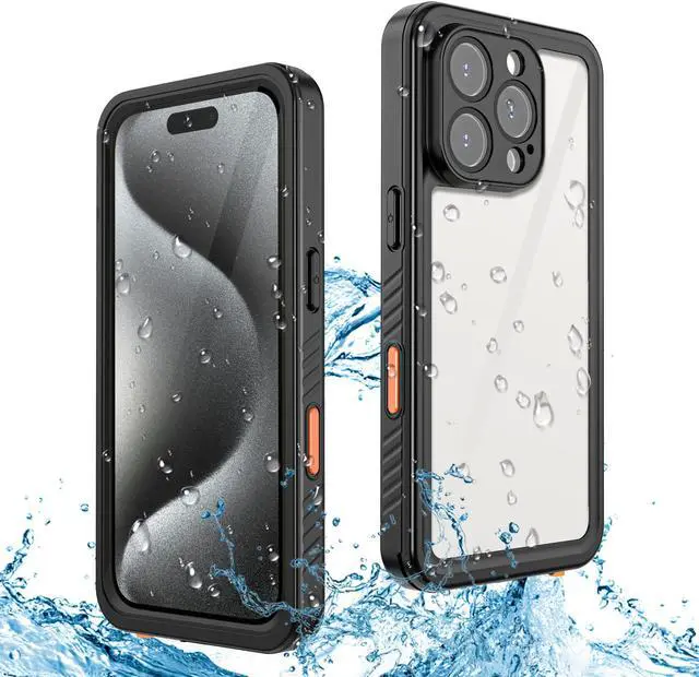 Main image of BONAEVER For iPhone 16 Pro Case Waterproof, [Military Grade Shockproof][Glass Camera Protector & Built-in Screen Protector][IP68 Underwater][Dustproof][Dropproof] Phone Cover