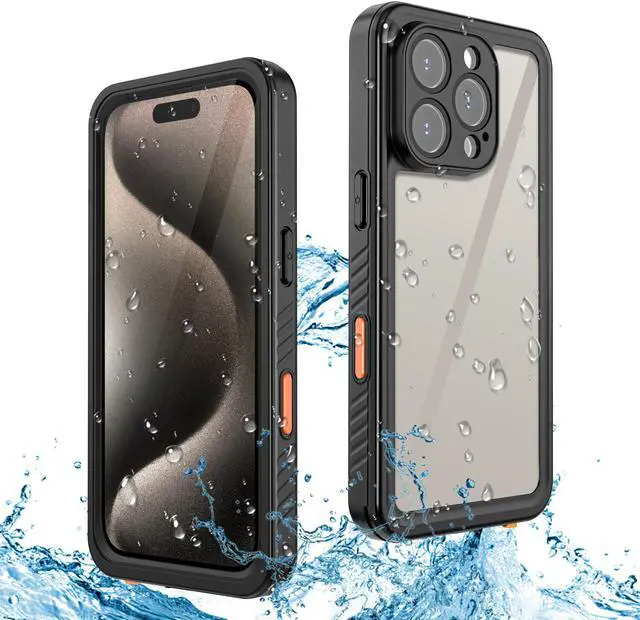 Main image of BONAEVER For iPhone 16 Pro Max Case Waterproof, [Military Grade Shockproof][Glass Camera Protector & Built-in Screen Protector][IP68 Underwater][Dustproof][Dropproof] Phone Cover