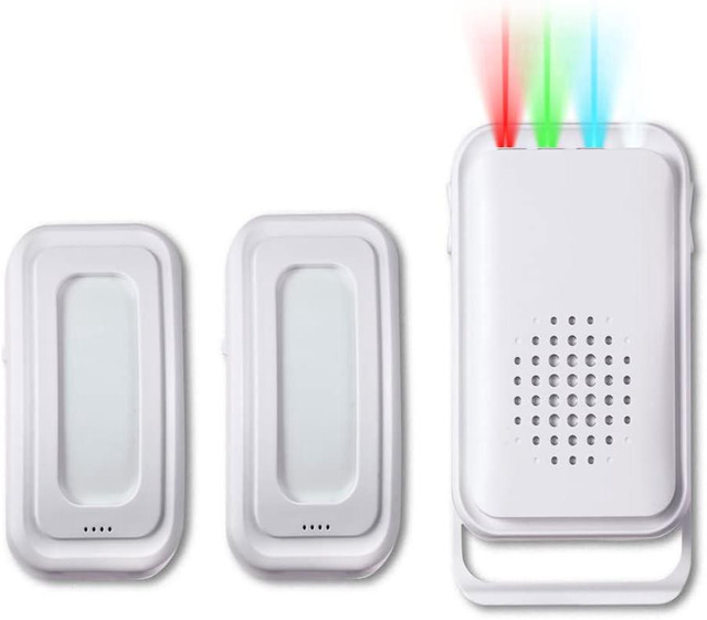 thumbnail image 2 of Kingsale4u Wireless Motion Sensor Doorbell – 1 Receiver + 2 Sensors – Welcome/ Alarm Modes – 280m Range 2 of 5