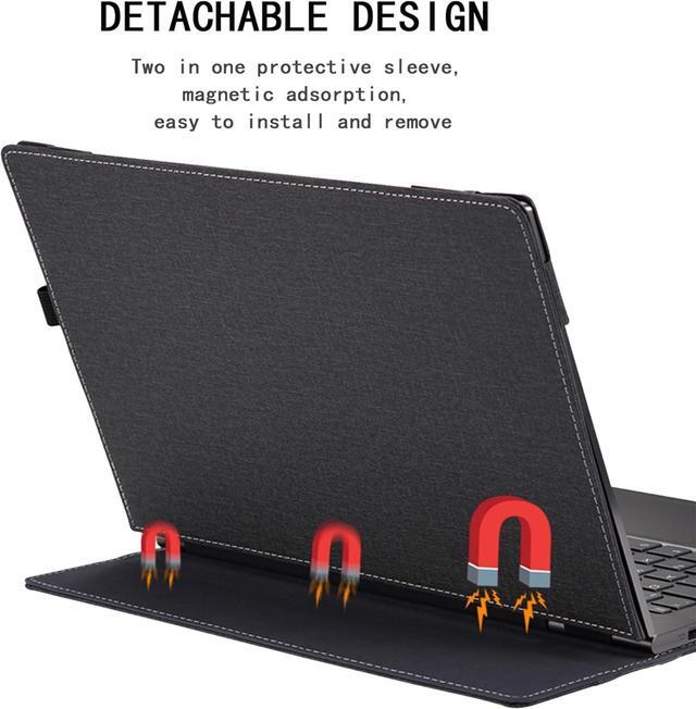 Alt view image 5 of 7 - BONAEVER Laptop Case Cover for 16 inch Lenovo IdeaPad 5 2-in-1 16AHP9 16IRU9 & ThinkPad L16 Gen1 &ThinkPad X1 Extreme Gen5 Gen4,Detachable Notebook PC Sleeve Protective Bag with Pen Holder